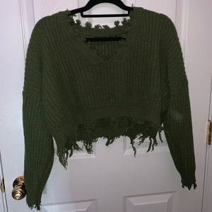 cropped sweater